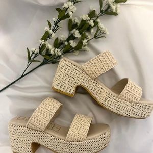 Brand new tan sandals